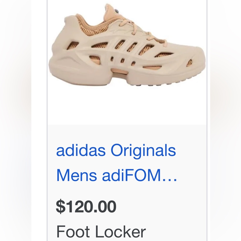 NWT adiFOAM CLIMACOOL J unisex